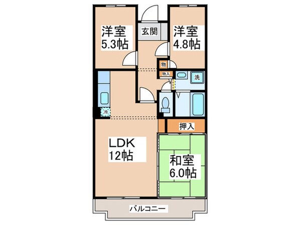 サニ－コ－ト中町の物件間取画像